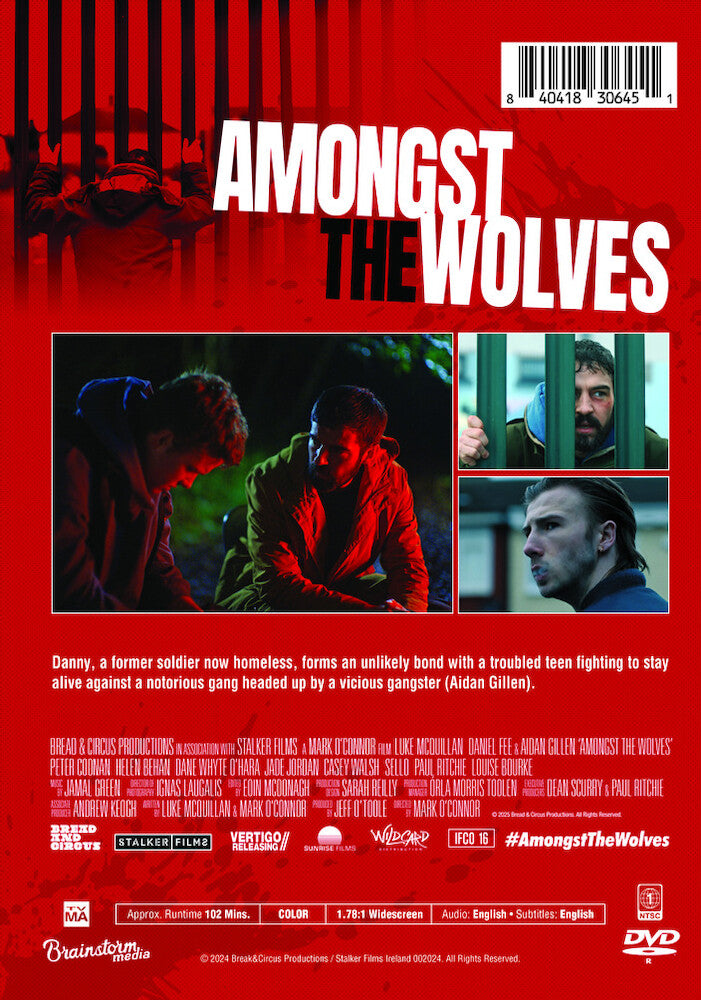 amongst the wolves - Back Panel - DVD