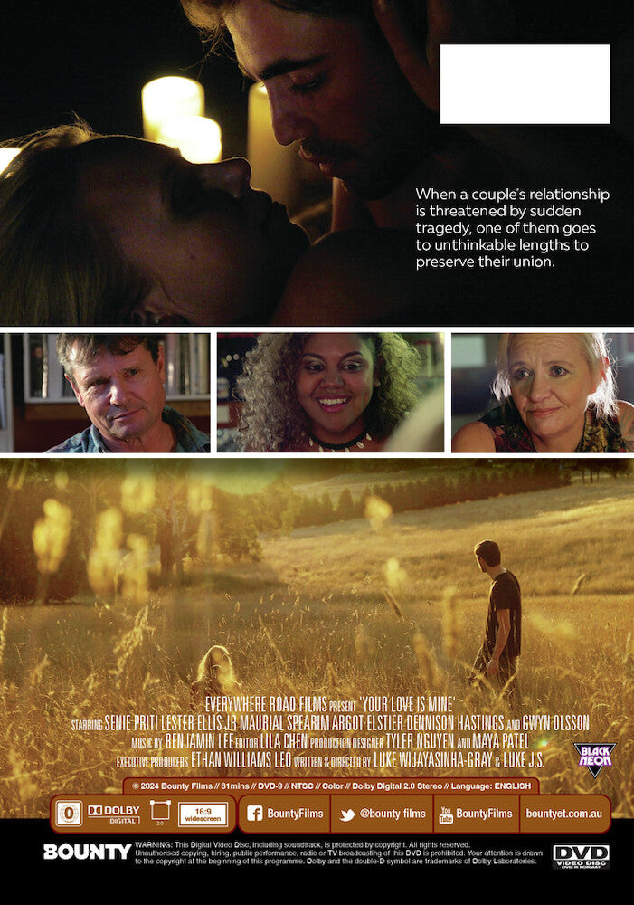 your love is mine - Back Panel - DVD