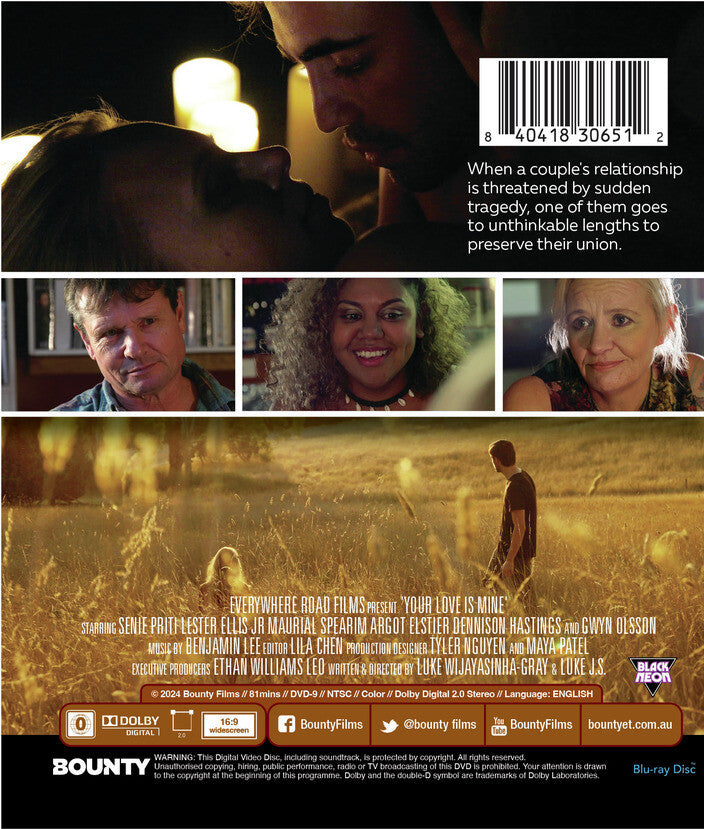 your love is mine - Back Panel - Blu-ray