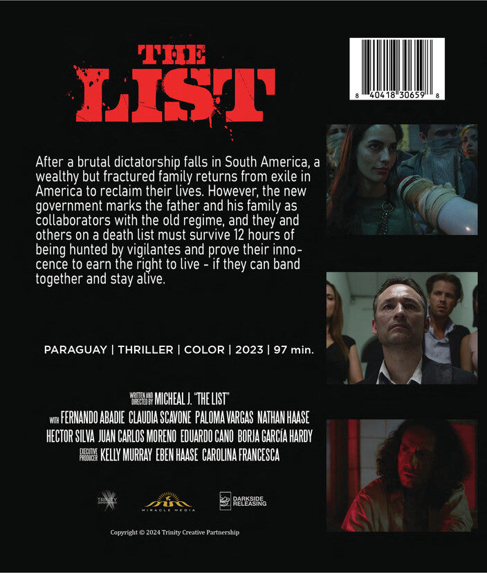The List - Back Panel - 