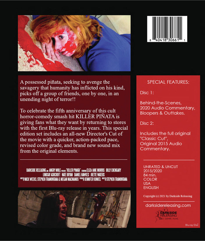 killer pinata (killer edition) - Back Panel - Blu-ray