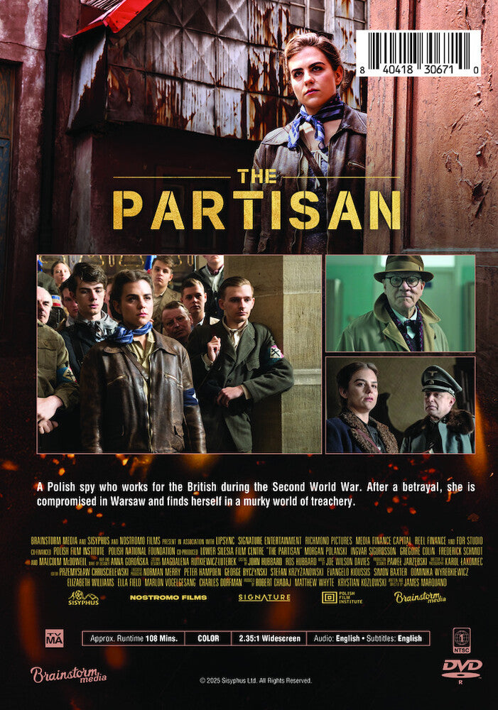the partisan - Back Panel - DVD