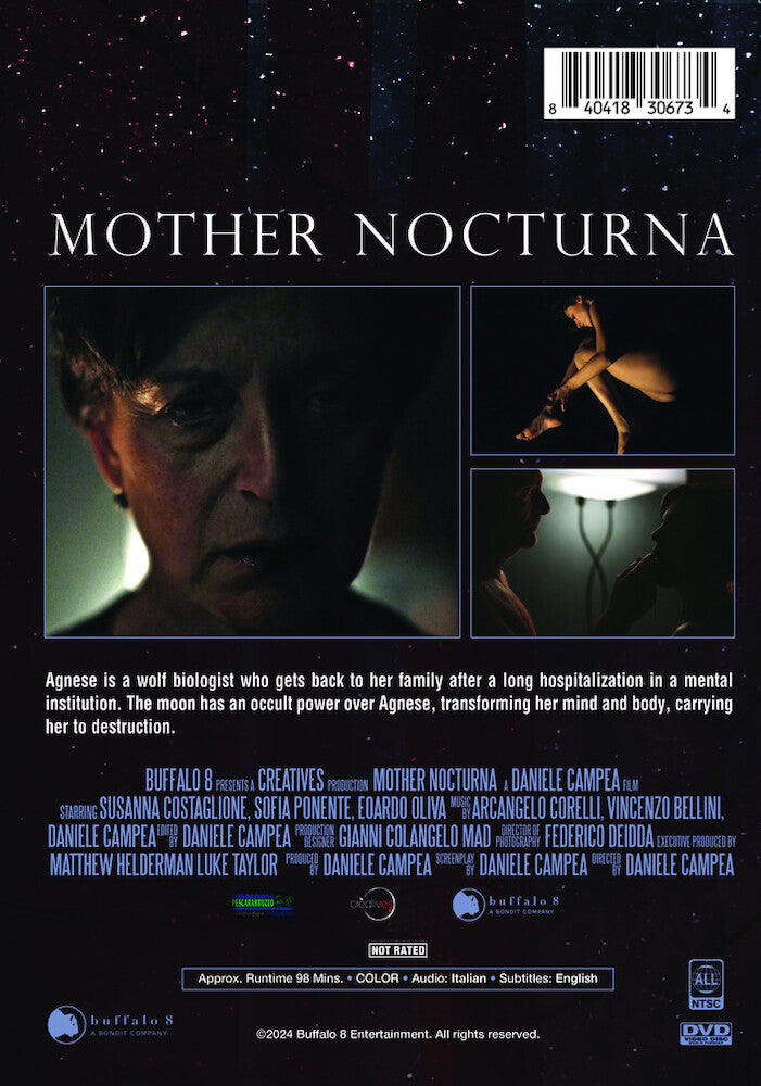 madre notturna (mother nocturna) - Back Panel - DVD