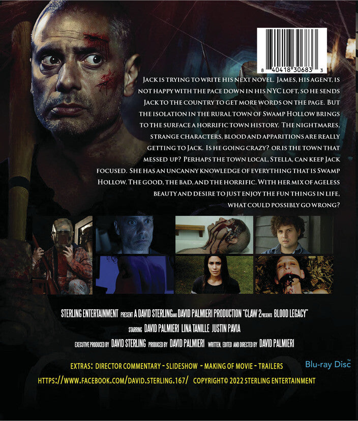 claw 2: blood legacy - Back Panel - Blu-ray