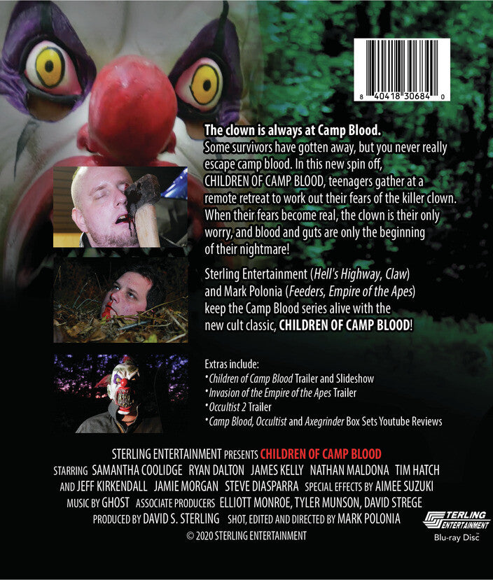 children of camp blood - Back Panel - Blu-ray