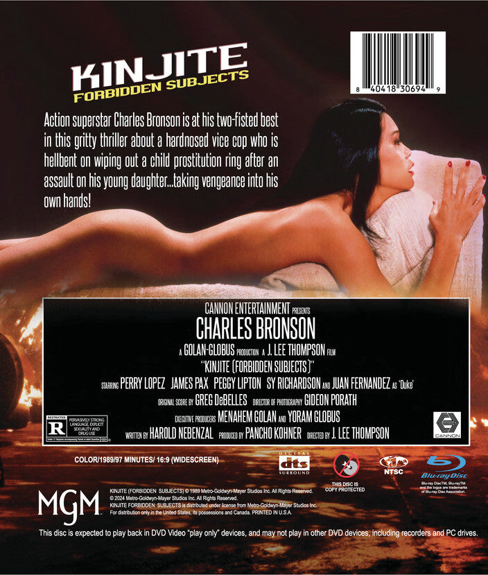 kinjite: forbidden subjects - Back Panel - Blu-ray