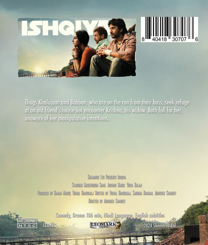 ishqiya - Back Panel - Blu-ray