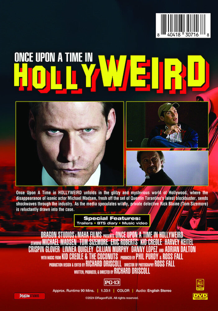 once upon a time in hollyweird - Back Panel - DVD