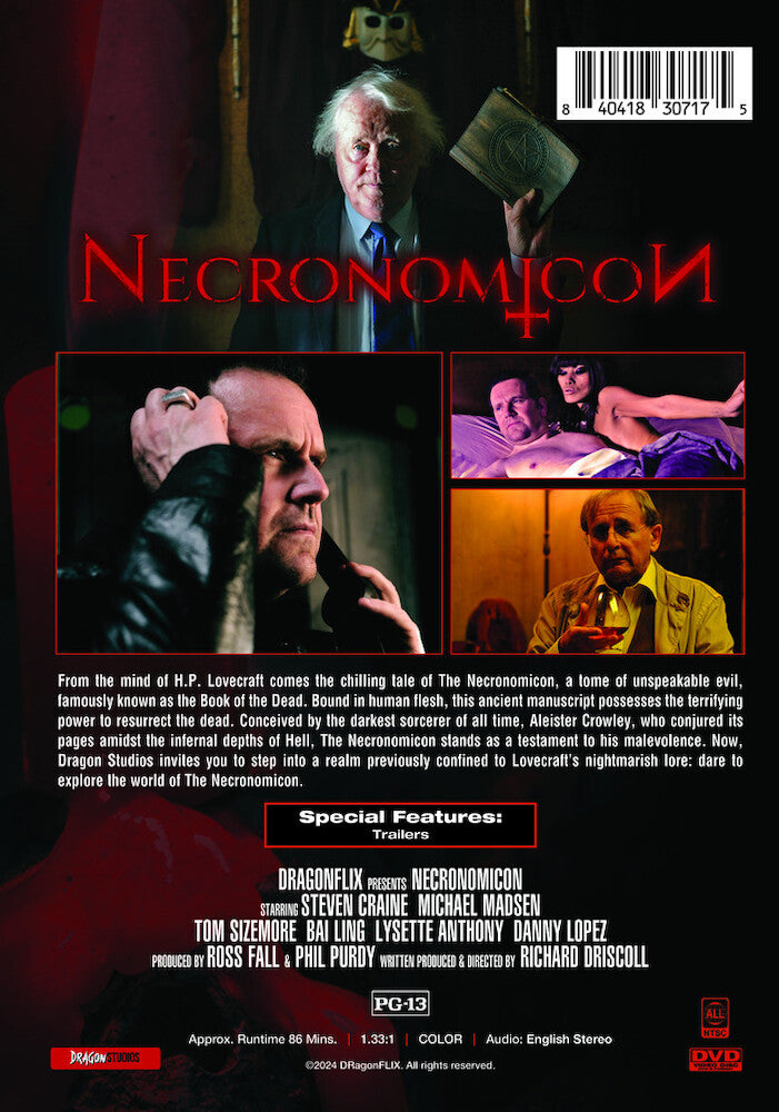 necronomicon - Back Panel - DVD