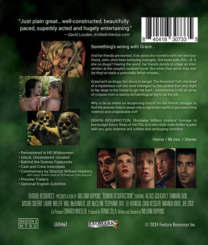 Demon Resurrection - Back Panel - 