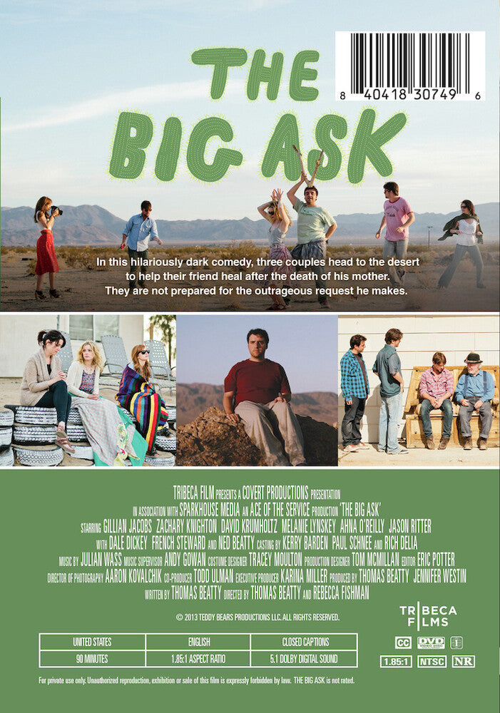 the big ask - Back Panel - DVD