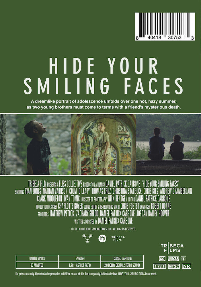 hide your smiling faces - Back Panel - DVD