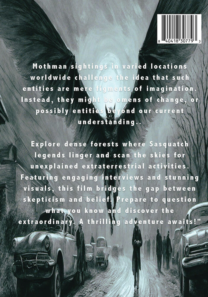 mothman: beyond the legend - Back Panel - DVD