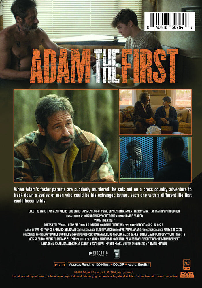 adam the first - Back Panel - DVD