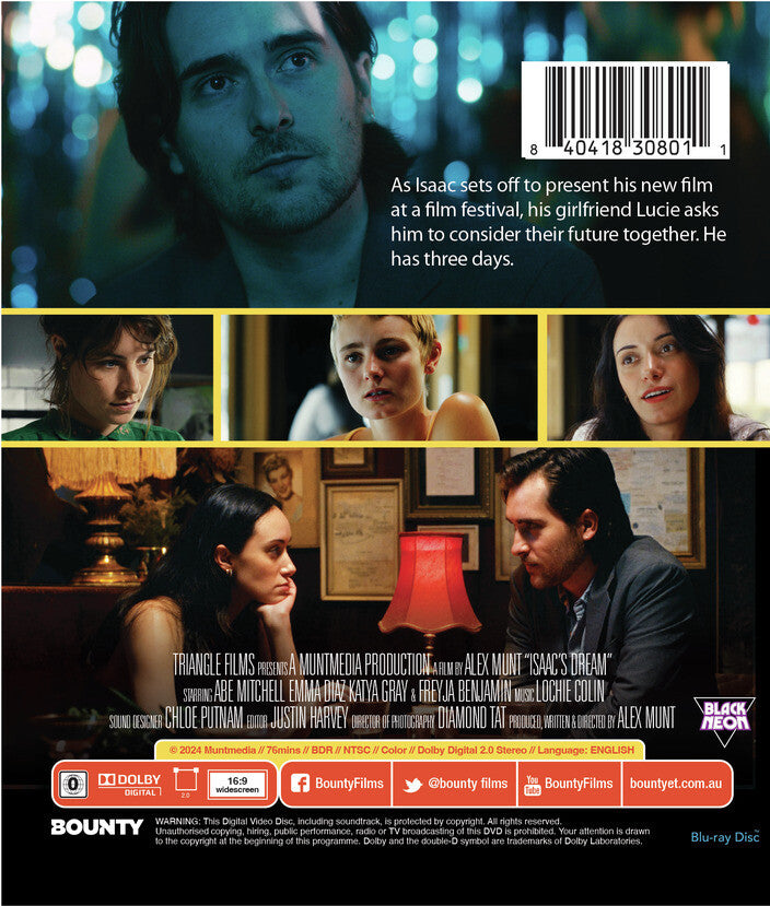 isaac's dream - Back Panel - Blu-ray