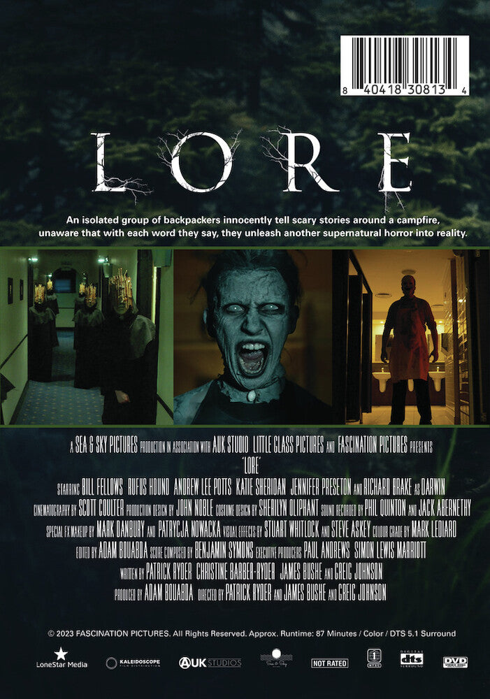 lore - Back Panel - DVD