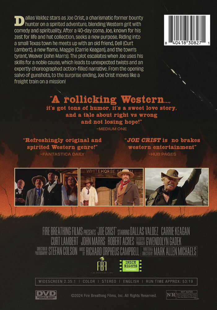 joe crist - Back Panel - DVD