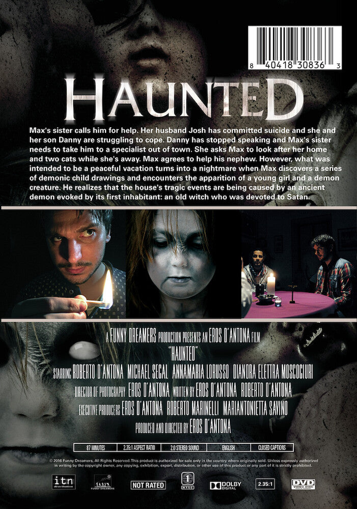 haunted - Back Panel - DVD
