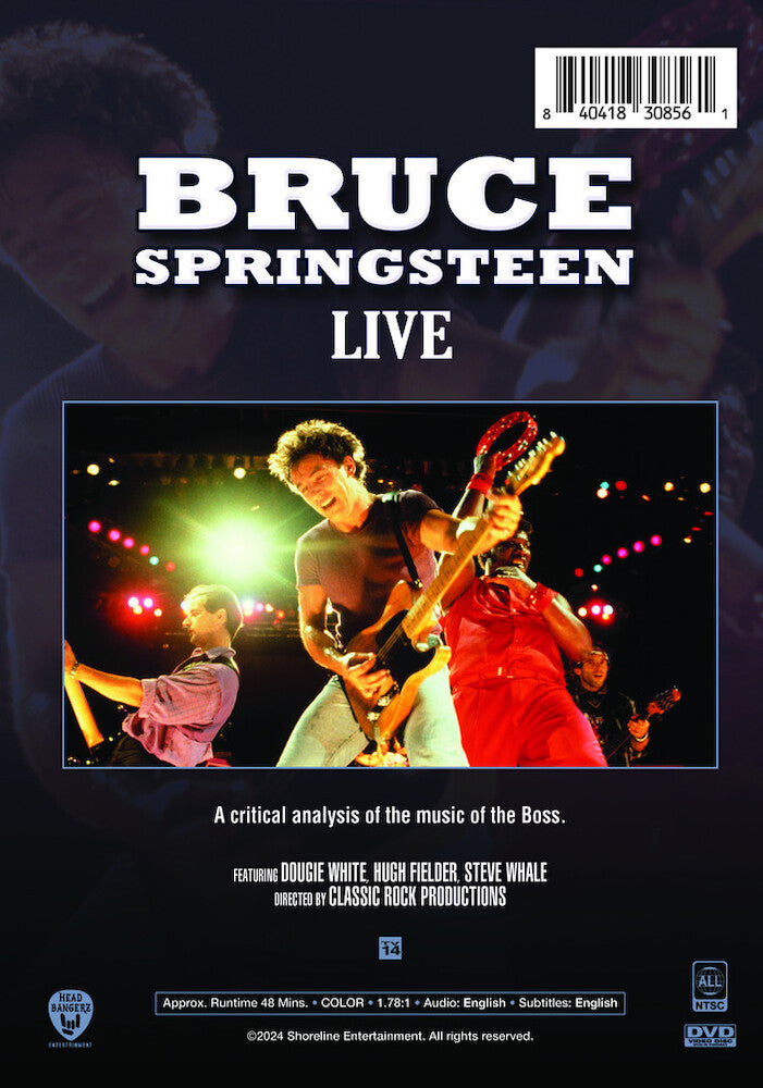 bruce springsteen: live - Back Panel - DVD