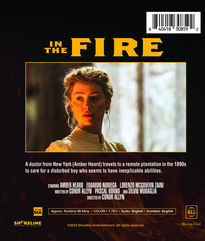 in the fire - Back Panel - Blu-ray