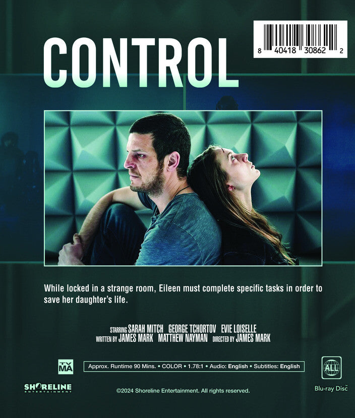 control - Back Panel - Blu-ray