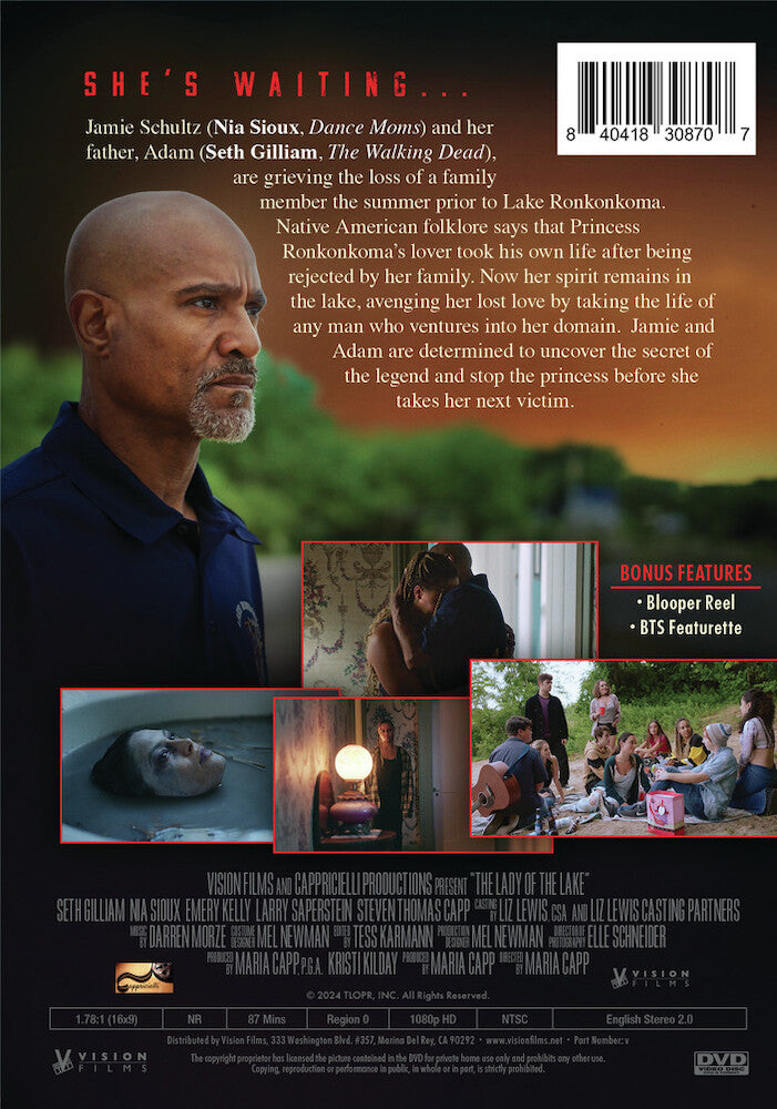 the lady of the lake - Back Panel - DVD