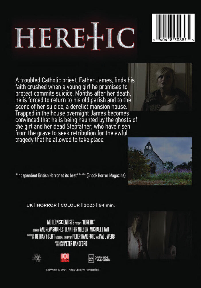 heretic - Back Panel - DVD