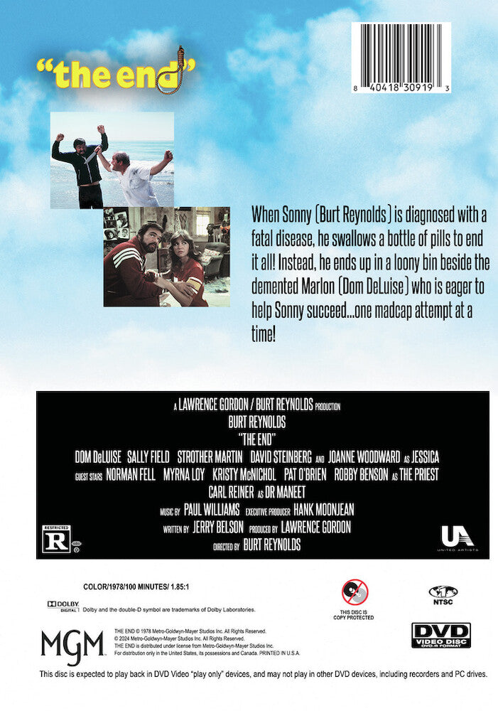 the end - Back Panel - DVD