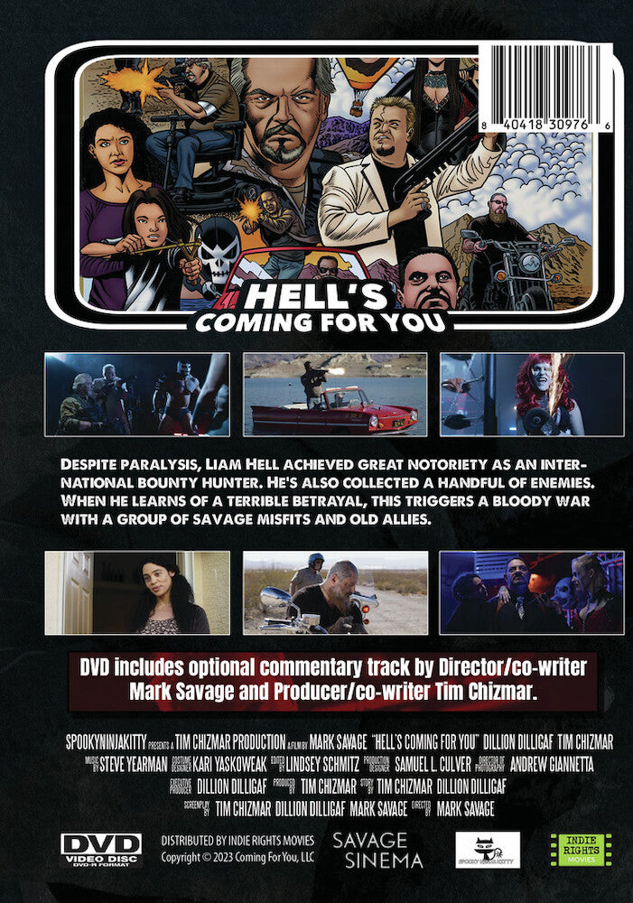 hell's coming for you - Back Panel - DVD