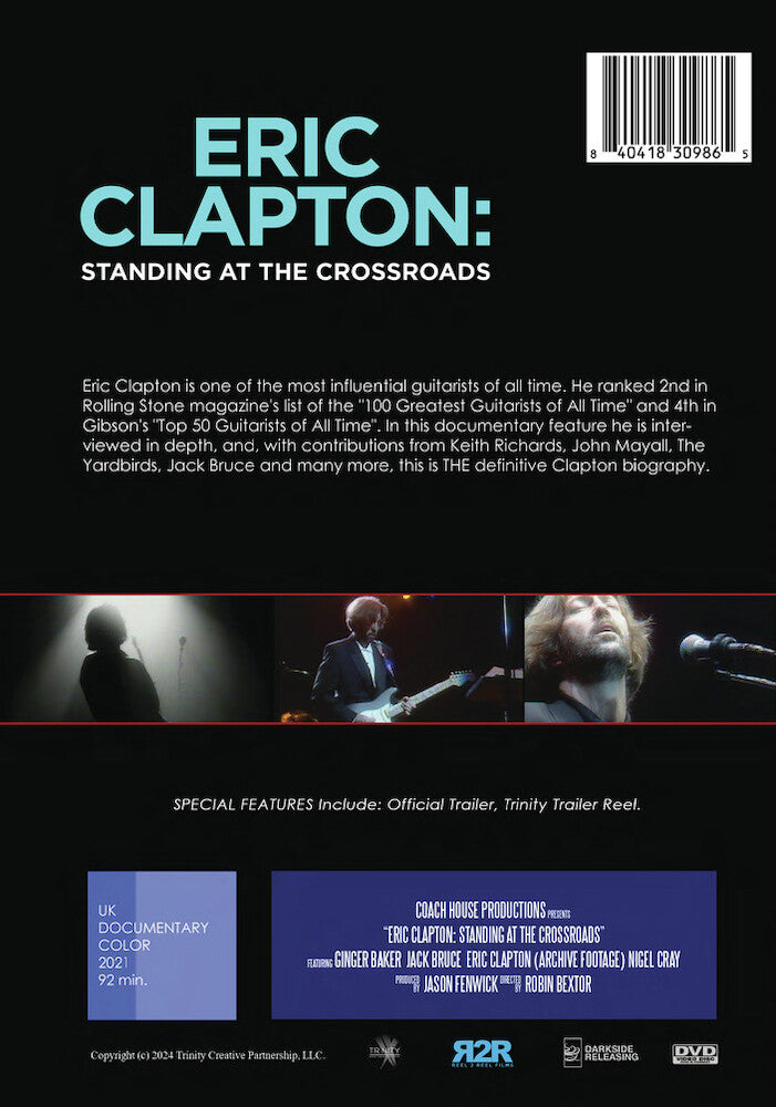 Eric Clapton - Standing at the Crossroads - Back Panel - 