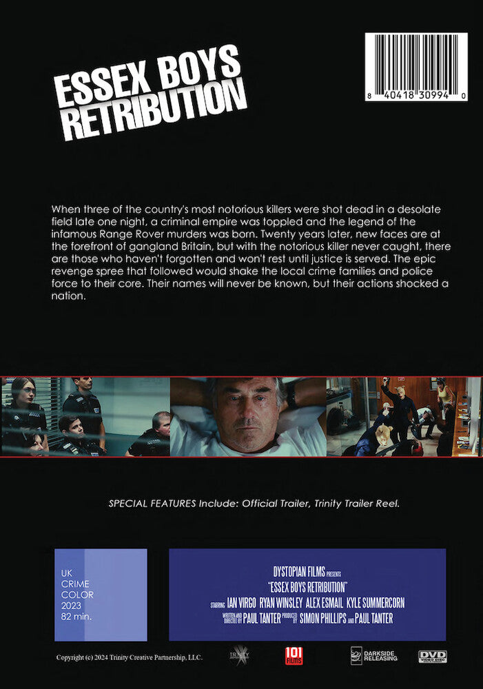 Essex Boys Retribution - Back Panel - 