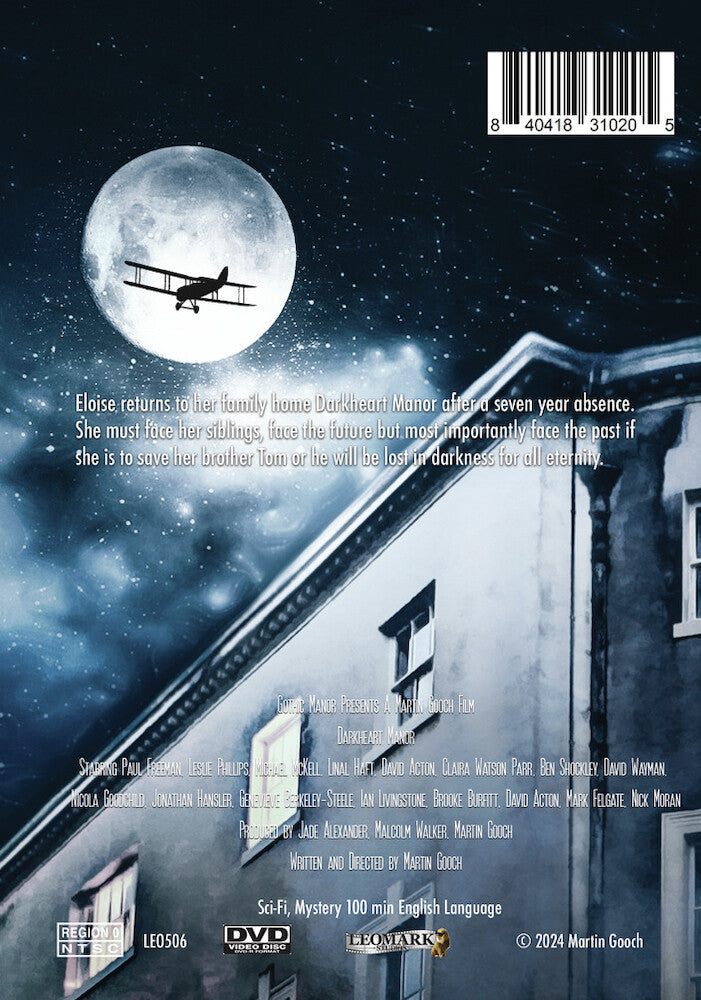 darkheart manor - Back Panel - DVD