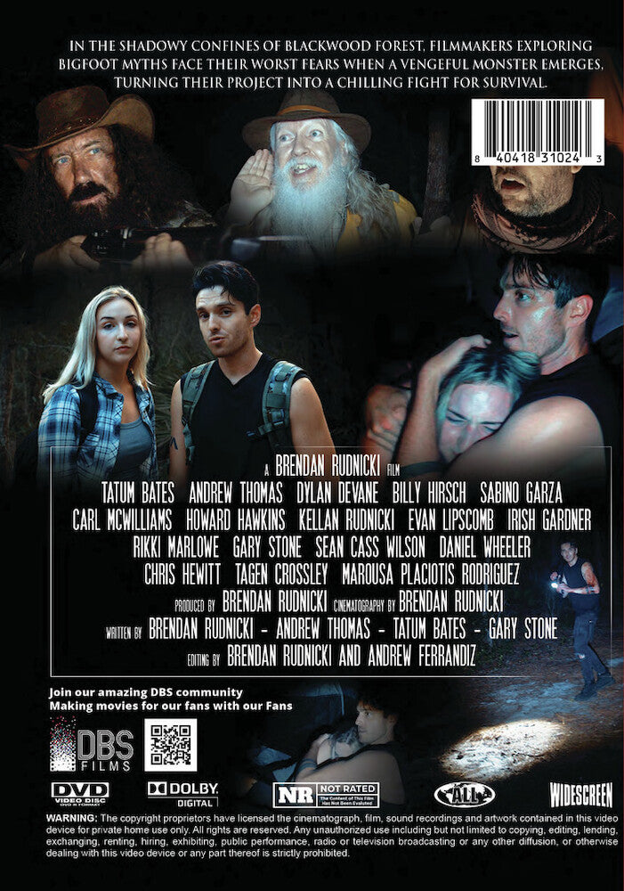 shadows of bigfoot - Back Panel - DVD