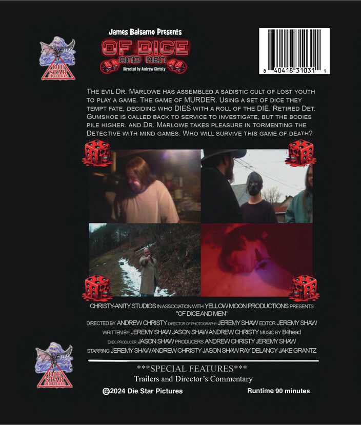 Of Dice And Men - Back Panel - 
