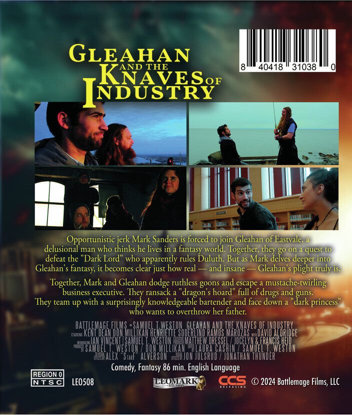 gleahan and the knaves of industry - Back Panel - Blu-ray