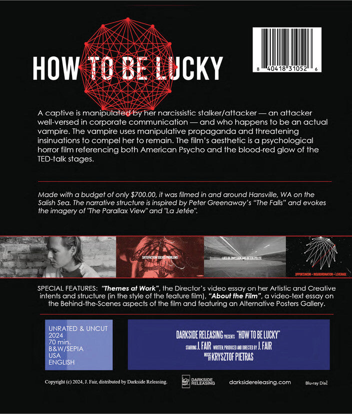 How to be Lucky - Back Panel - 