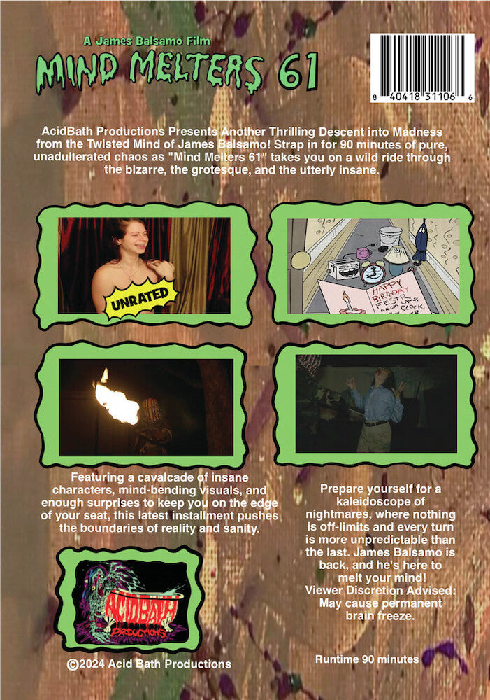 Mind Melters 61 - Back Panel - 