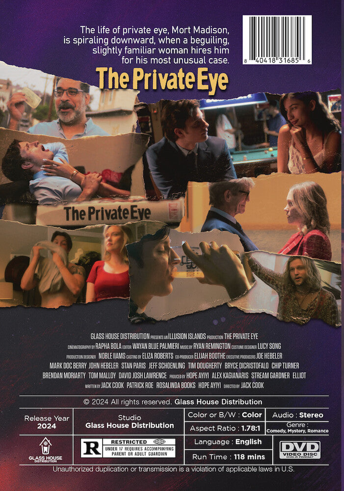 The Private Eye - Back Panel - 
