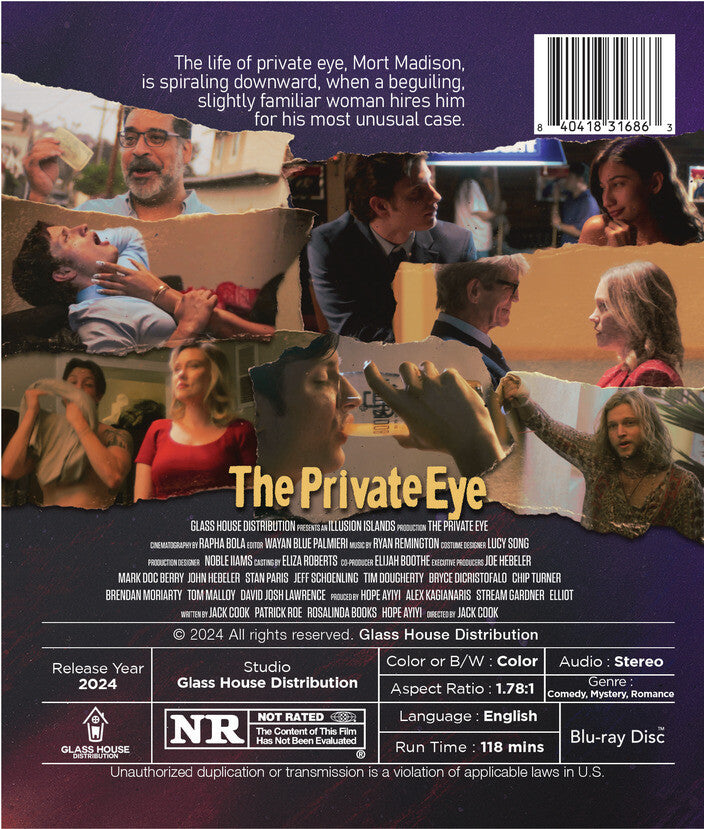 The Private Eye - Back Panel - 