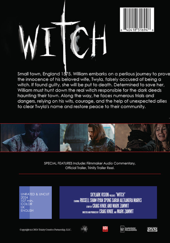 Witch - Back Panel - 
