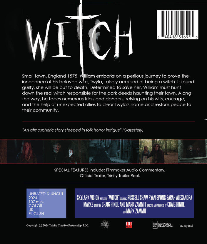 Witch - Back Panel - 
