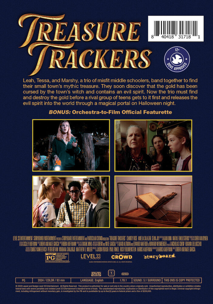 treasure trackers - Back Panel - DVD