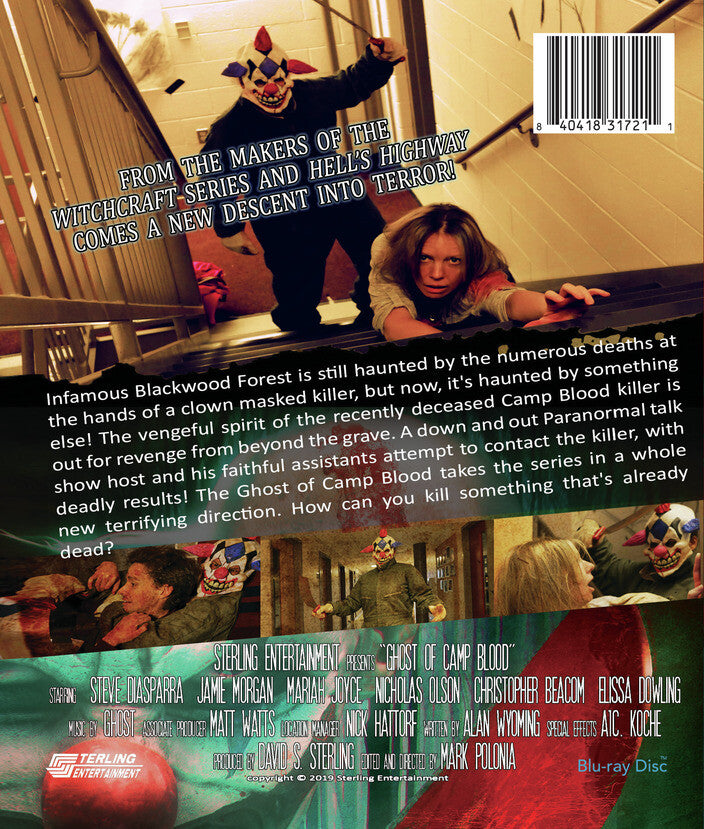 ghost of camp blood - Back Panel - Blu-ray