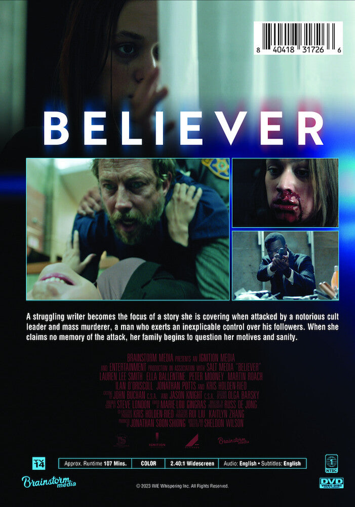 believer - Back Panel - DVD