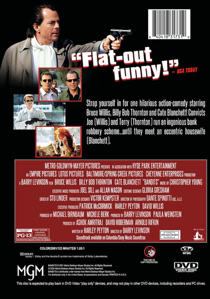 bandits - Back Panel - DVD