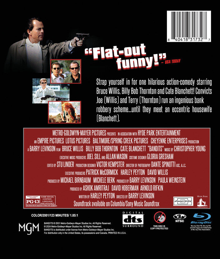 bandits - Back Panel - Blu-ray