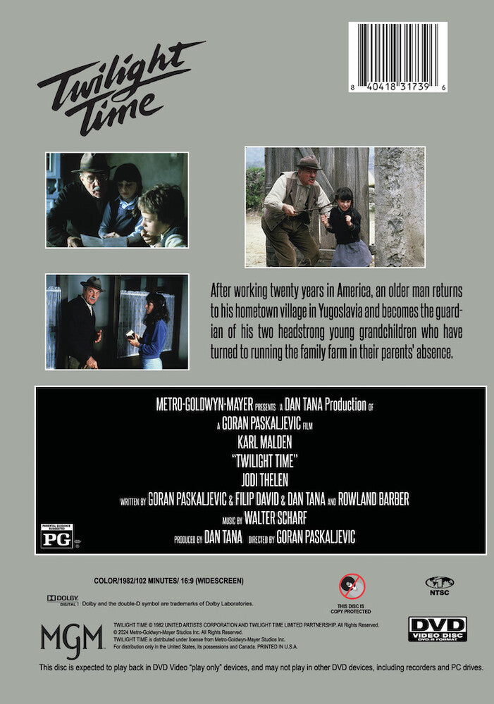 twilight time - Back Panel - DVD