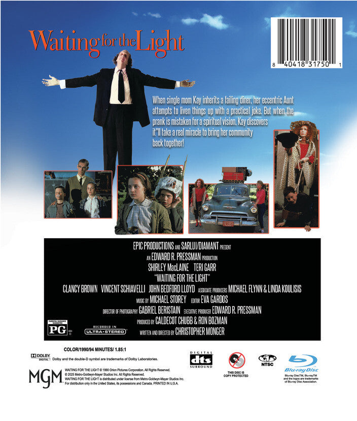 waiting for the light - Back Panel - Blu-ray
