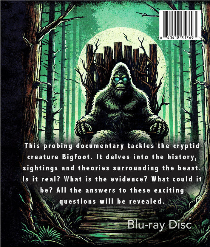 bigfoot: king of cryptids - Back Panel - Blu-ray