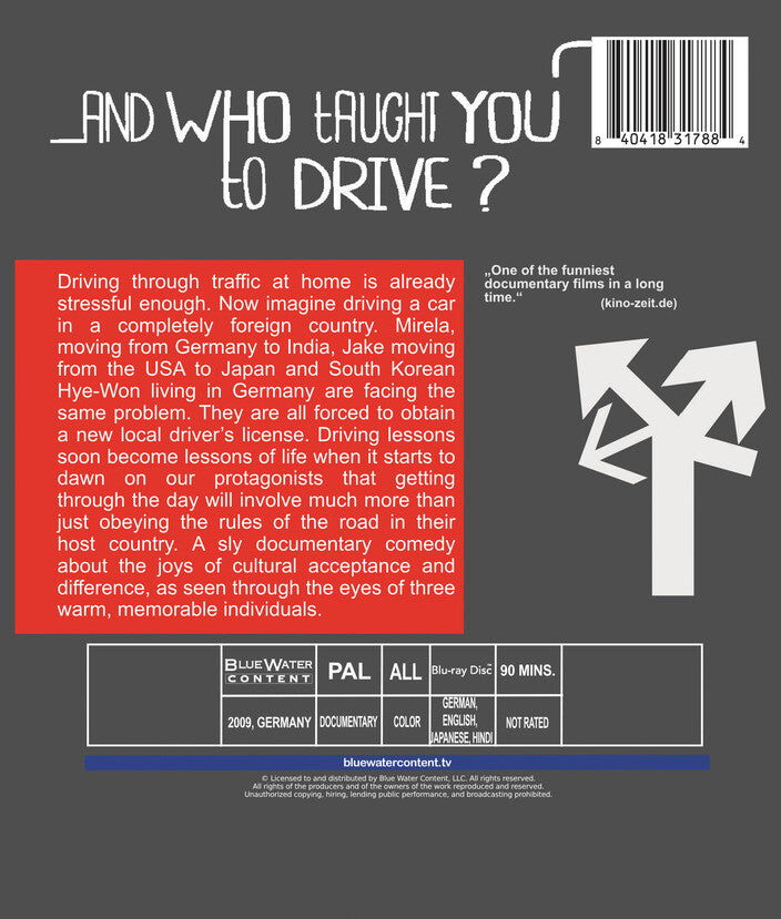And Who Taught You To Drive - Back Panel - 